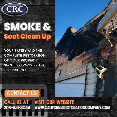 Smoke and Soot Clean Up