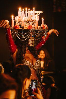 Join us for a weekend belly-dancing experience every Thursday, Friday, and Saturday.