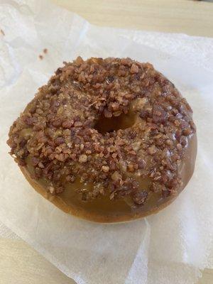 Maple bacon donut