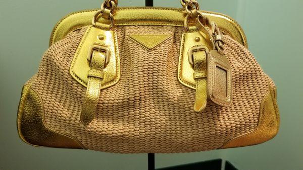 This is my Like New Prada bag that I scored from NU2U Consignment Fashions!