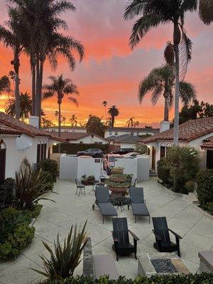 Sunset at Casa Del Mar Inn