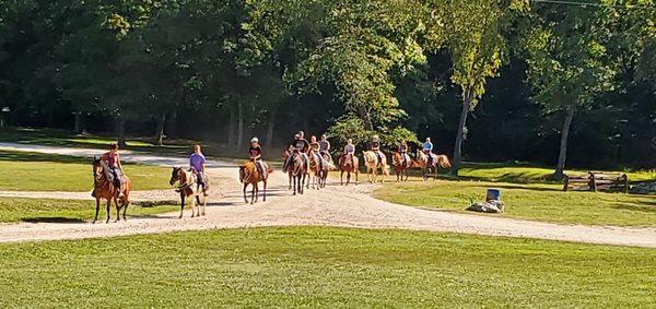 Guided rental rides with our horses!