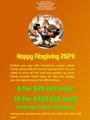 Thanksgiving-Cyber Weekend Sale! Check out at https://axvcptpromo.carrd.co for details.