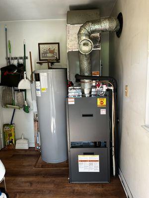 New Oil furnace with AC System