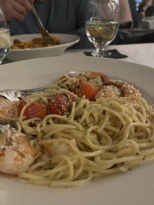 Shrimp Scampi was very good would go back prices are average limited parkin would go back