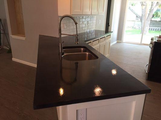 Concrete countertops