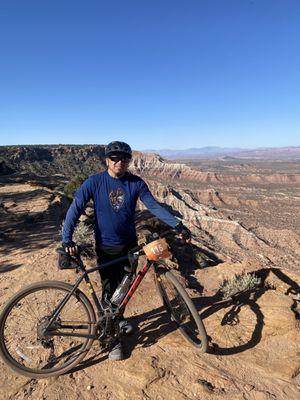 Kolob Canyons with my Trek Checkpoint from Zion Cycles.