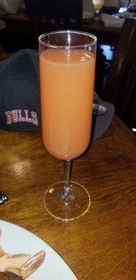 Bottomless strawberry mimosas for $20