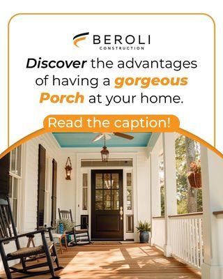 Your porch can do more than enhance the beauty of your home!