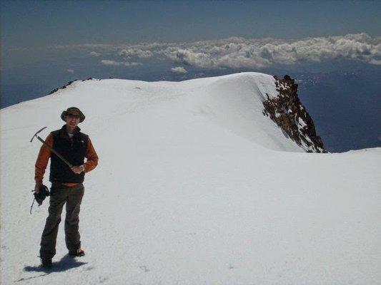 On Mt. Shasta, in my rare spare time.