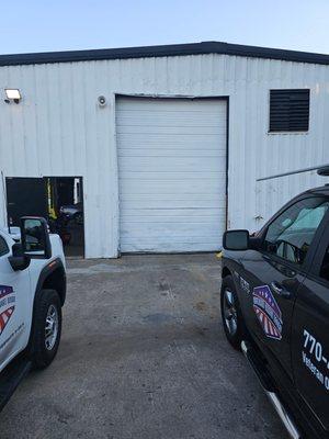 Noisy garage door fix