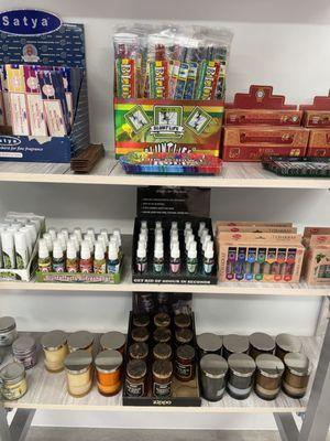 Incense, Candles, Air fresheners, oils & more