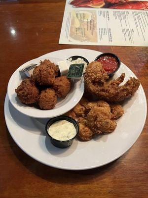 Fried seafood delight