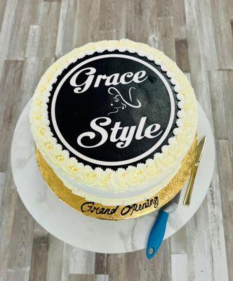 Grand opening cake