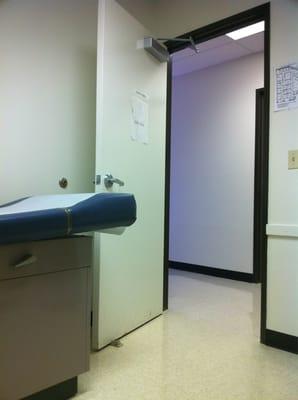 Refrigerated exam room