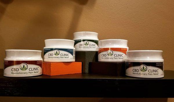 Topical CBD cream by CBD Clinic is a wonderful for use with minor aches and pains, or more severe pain. 5 levels to address your needs