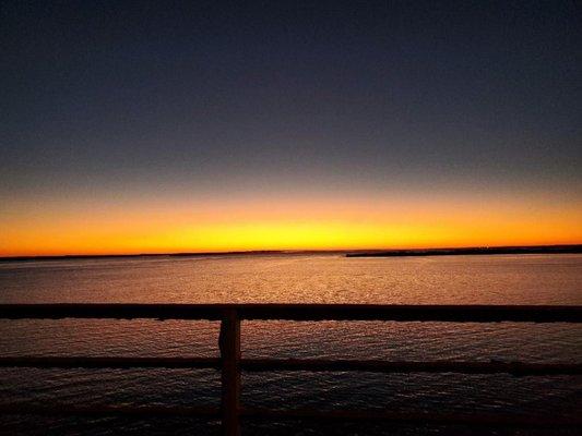 Sunset from the Smiths Point Bridge