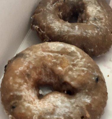 Blueberry cake donuts