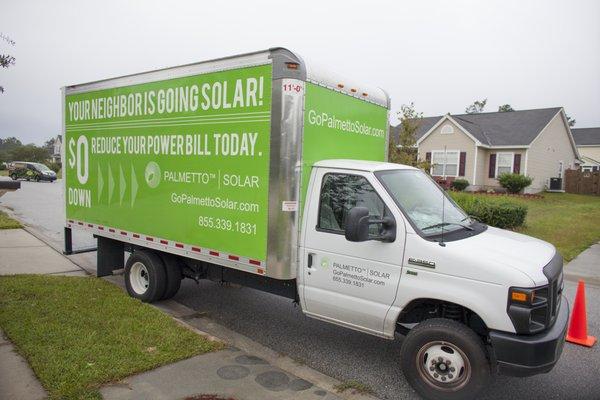 Your neighbor is going solar, you should too! Call Palmetto for a free quote and let us help you reduce your energy bill!