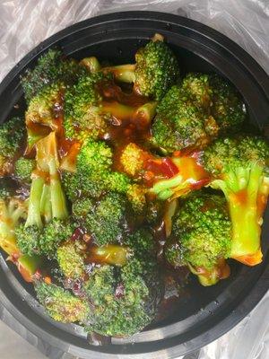 My usual 128. Dinner Broccoli in Garlic Sauce