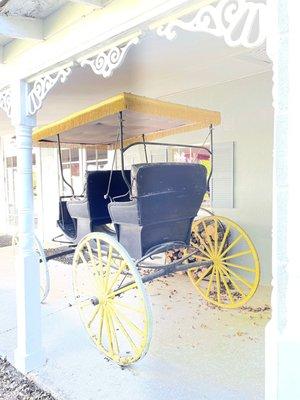 Carriage (hubby & I rode to our wedding reception in one like this several several years ago)