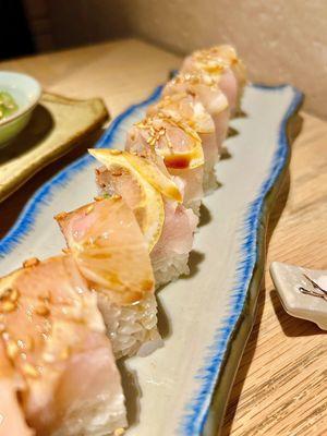 Lemon albacore roll