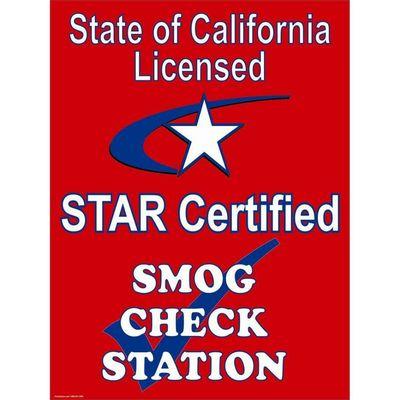 Gateway Express Smog is STAR certified!