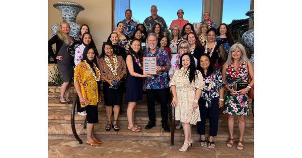 Maui District Team and Na Hoku's President, July 2024