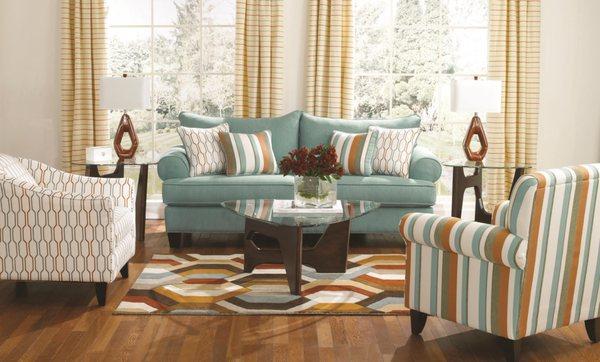 Stallion Turquoises by Fusion sofa and loveseat $899 chair $399