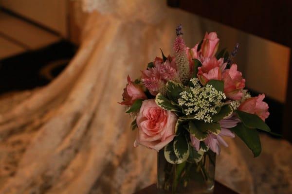 Arrangement in my bridal suite.