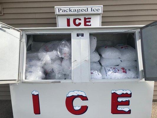 Headed to the lake and forgot ice? Don't worry one stop shop!