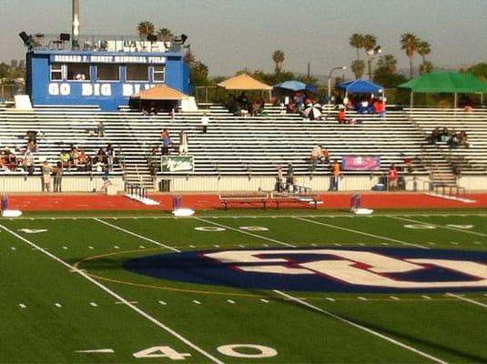 Orange Glen High School football field