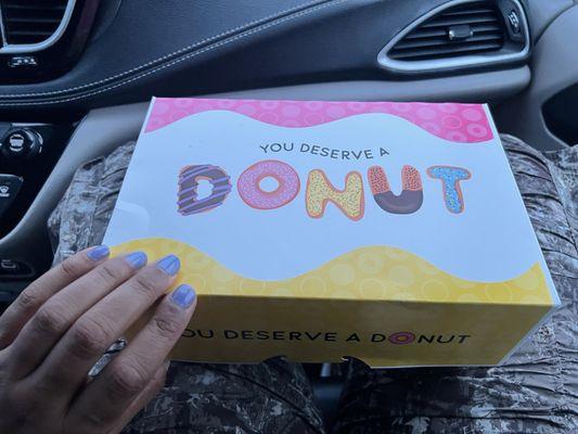 You deserve a donut!