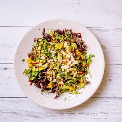 Orange, Almond, Avocado Salad