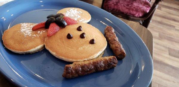 Mickey mouse pancake