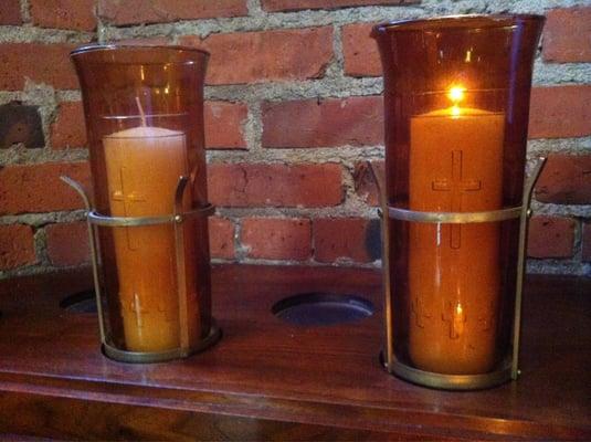 Devotional candles, Saint Jude shrine.