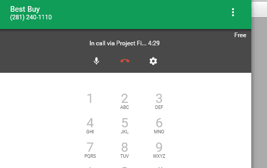 On hold Call 1