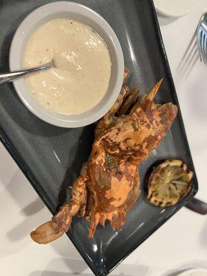 Soft crab appetizer