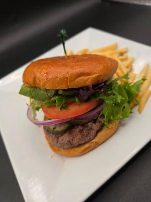 Hamburger special menu monday to Thursday only $10.00