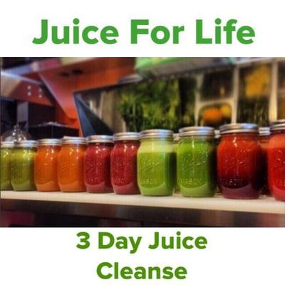 Three day juice cleanse helps remove toxins & reboot your system