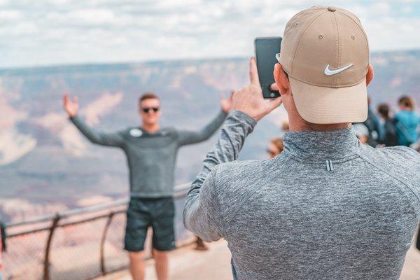 Beautiful photo opportunity at the Grand Canyon with Westwind Air Service on our Signature Tour