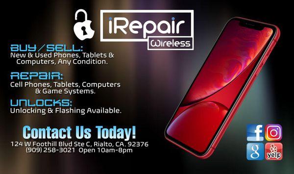 BUY and SELL all Apple and Samsung products!! Call Us Today # 909-258-3021