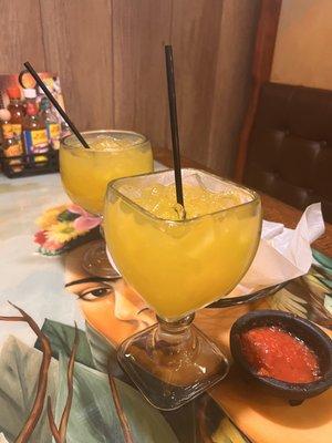 A very tasty Top Shelf Mango Margarita