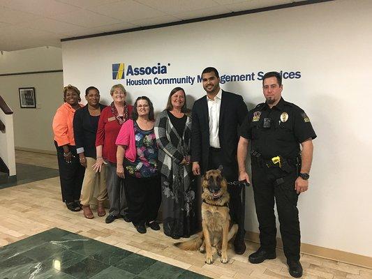 Associa HCMS had a great turnout at the Neighborhood Security seminar! Speakers included Seal Security and the Galveston sherrif's office