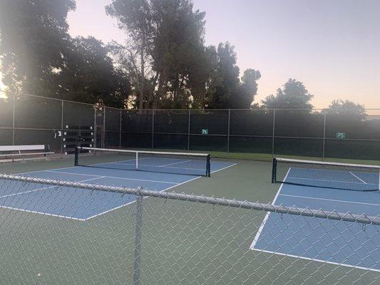 6 Pickleball courts