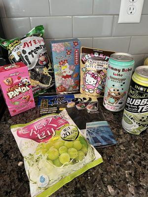 Some snacks I got at the market!