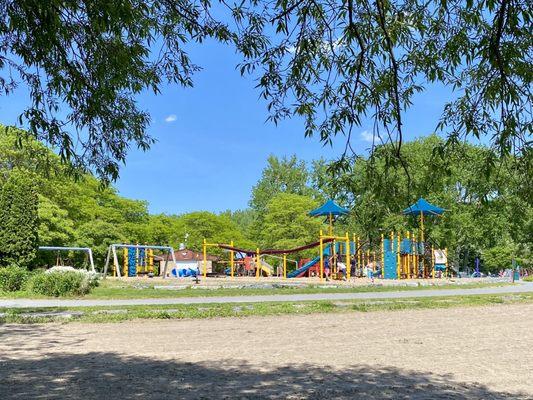 Larger of the Playgrounds but there were smaller ones throughout the park.