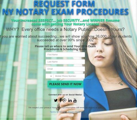 NY State Notary Exam Info