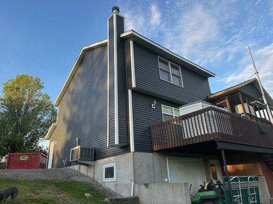 love the white trim. This side of the house was always so boring