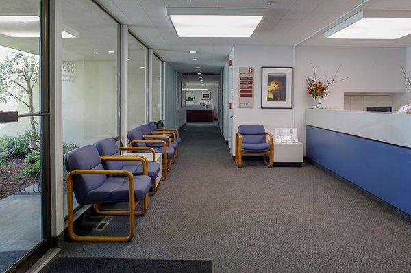 A waiting area at Monterey Peninsula Dental Group